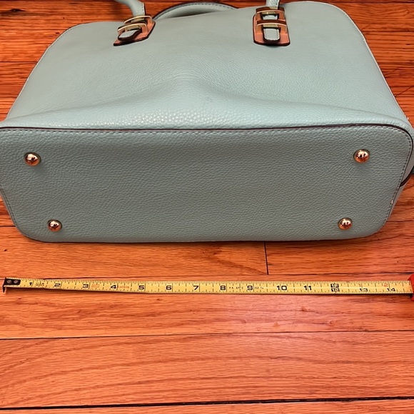 Charming Charlie Pretty Aqua Blue Shoulder Bag with Three compartments! 🌺 - Picture 4 of 10